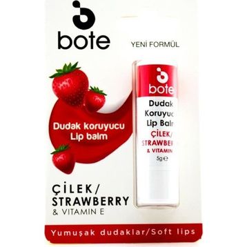 Bote Çilek Aromalı 5 gr Dudak Koruyucu Lip Balm