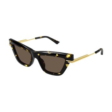Bottega Veneta BV 1241S 002 54 Havana Kahve Kadın Güneş Gözlüğü