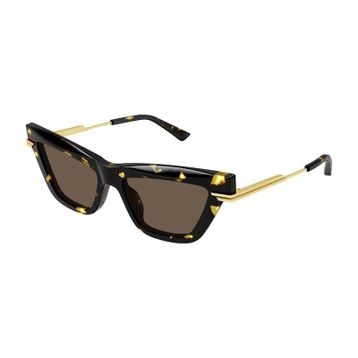 Bottega Veneta BV 1241S 002 54 Havana Kahve Kadın Güneş Gözlüğü