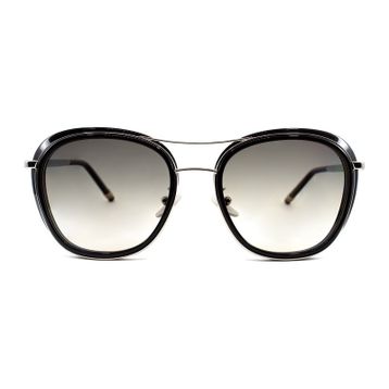 Boucheron 0022S 001 53 Unisex GRİ Köşeli Çerçeve Güneş Gözlüğü