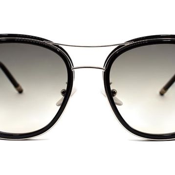 Boucheron 0022S 001 53 Unisex GRİ Köşeli Çerçeve Güneş Gözlüğü