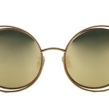 Boucheron 0029S 002 57 Gold Yuvarlak Çerçeve Kadın Güneş Gözlüğü