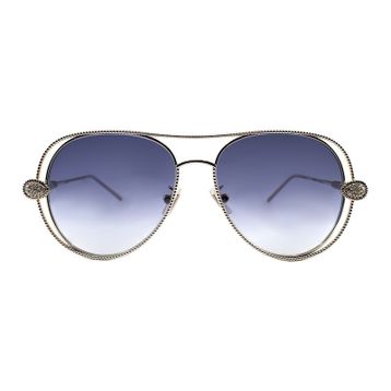 Boucheron 0030S 002 55 Unisex GRİ Damla Çerçeve Güneş Gözlüğü