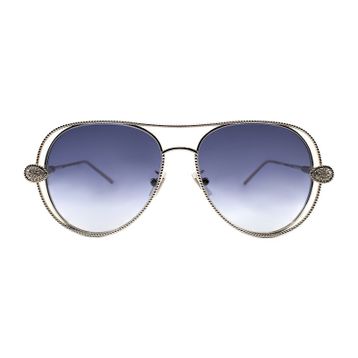Boucheron 0030S 002 55 Unisex GRİ Damla Çerçeve Güneş Gözlüğü
