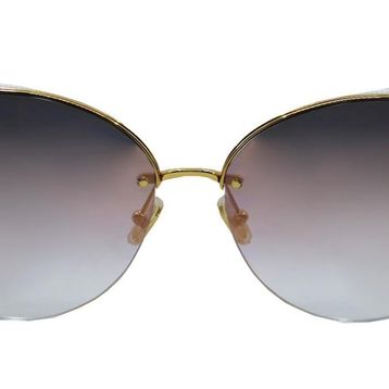 Boucheron 0034S 001 62 Gold Çekik Çerçeve Kadın Güneş Gözlüğü