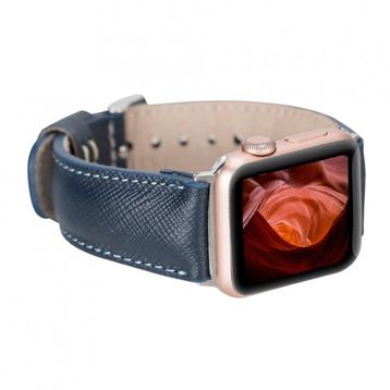 Bouletta 42-44-45 mm G3 Lacivert Apple Watch Uyumlu Deri Kordon