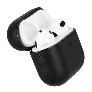 Bouletta AA1 Siyah Jupp Apple Airpods 3.Nesil Uyumlu Deri Kılıf