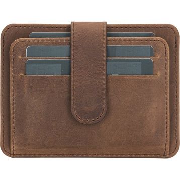 Bouletta BLW019 G2 Antik Kahve Slim Çok Bölmeli Unisex Deri Kartlık
