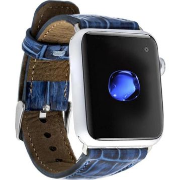 Bouletta Croco YK07 42-44-45 mm Apple Watch Uyumlu Deri Kordon