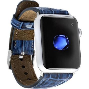 Bouletta Croco YK07 42-44-45 mm Apple Watch Uyumlu Deri Kordon