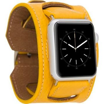Bouletta CUFF FL12 42-44-45 mm Apple Watch Uyumlu Deri Kordon