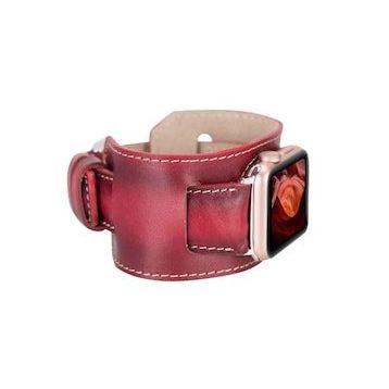 Bouletta CUFF V4EF 42-44-45 mmApple Watch Uyumlu Deri Kordon