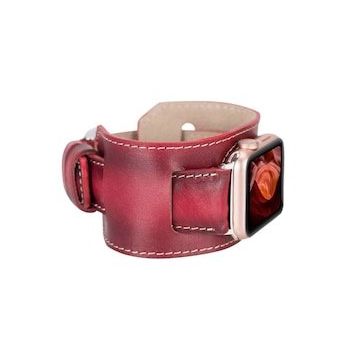 Bouletta CUFF V4EF 42-44-45 mmApple Watch Uyumlu Deri Kordon