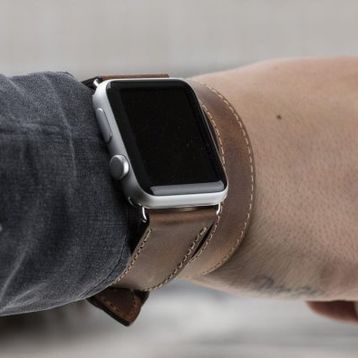 Bouletta DT G2 42-44-45 mm Apple Watch Uyumlu Deri Kordon