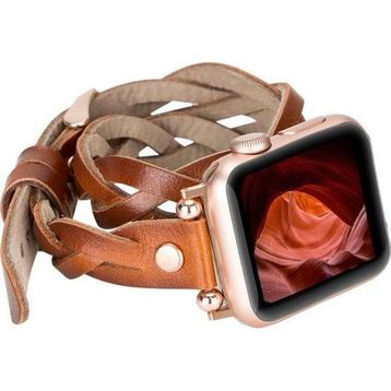 Bouletta DT RT RST2EF 38-40-41 mm Apple Watch Uyumlu Deri Kordon