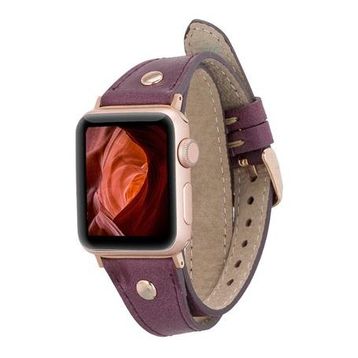 Bouletta DT Slim CZ7 38-40-41 mm Apple Watch Uyumlu Deri Kordon