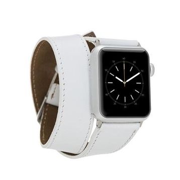 Bouletta DTF3 38-40-41 mm Apple Watch Uyumlu Deri Kordon
