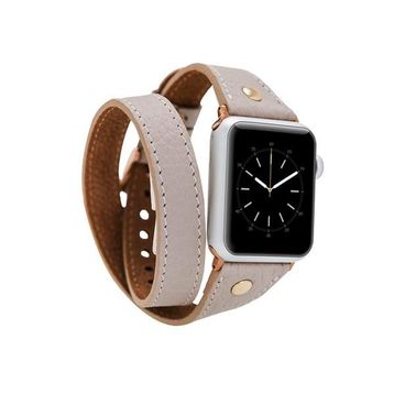 Bouletta DTGT ERC3 Slim 38-40-41 mm Apple Watch Uyumlu Deri Kordon