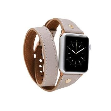 Bouletta DTGT ERC3 Slim 38-40-41 mm Apple Watch Uyumlu Deri Kordon