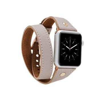 Bouletta DTGT ERC3 Slim 38-40-41 mm Apple Watch Uyumlu Deri Kordon