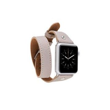 Bouletta DTST ERC3 38-40-41 mm Slim Apple Watch Uyumlu Deri Kordon