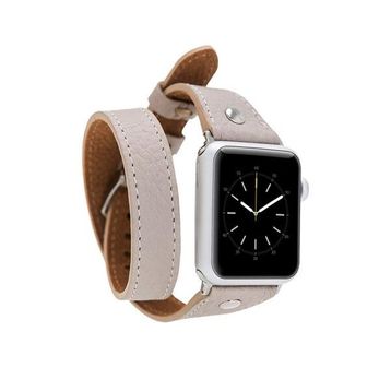 Bouletta DTST ERC3 38-40-41 mm Slim Apple Watch Uyumlu Deri Kordon