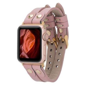 Bouletta Ely Double Tour GT NU2 Apple Watch Uyumlu Deri Kordon