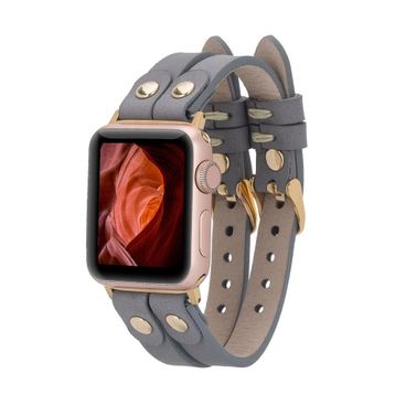Bouletta Ely Double Tour GT RST9 Apple Watch Uyumlu Deri Kordon