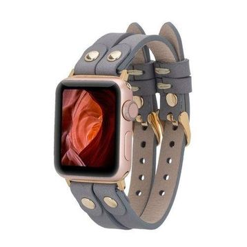Bouletta Ely Double Tour GT RST9 Apple Watch Uyumlu Deri Kordon