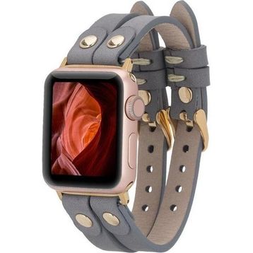 Bouletta Ely Double Tour GT RST9 Apple Watch Uyumlu Deri Kordon
