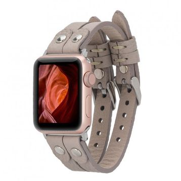 Bouletta Ely Double Tour ST ERC3 Apple Watch Uyumlu Deri Kordon
