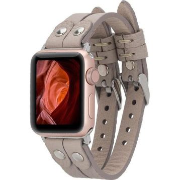 Bouletta Ely Double Tour ST ERC3 Apple Watch Uyumlu Deri Kordon