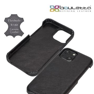 Bouletta F360 RST1 Siyah Apple iPhone 13 Deri Siyah Cep Telefonu Arka Kapak