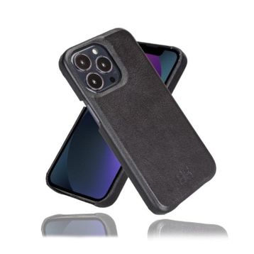 Bouletta F360 RST1 Siyah Apple iPhone 13 Pro Uyumlu Deri Arka Kapak