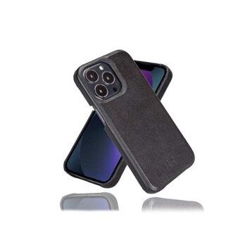 Bouletta F360 RST1 Siyah Apple iPhone 13 Pro Uyumlu Deri Arka Kapak