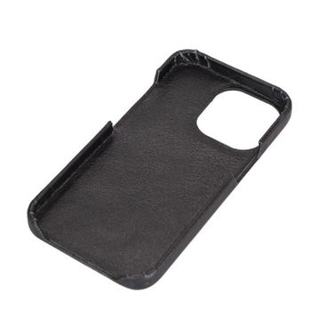 Bouletta F360 RST1 Siyah Apple iPhone 13 Pro Uyumlu Deri Arka Kapak