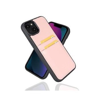 Bouletta FXCP NU2 Apple iPhone 14 Plus Deri Pembe Cep Telefonu Arka Kapak