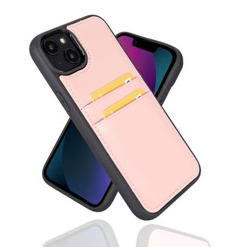 Bouletta FXCP NU2 Apple iPhone 14 Plus Deri Pembe Cep Telefonu Arka Kapak
