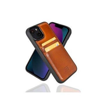 Bouletta FXCP RST2EF Apple iPhone 14 Uyumlu Deri Taba Cep Telefonu Arka Kapak