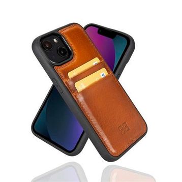 Bouletta FXCP RST2EF Apple iPhone 14 Uyumlu Deri Taba Cep Telefonu Arka Kapak