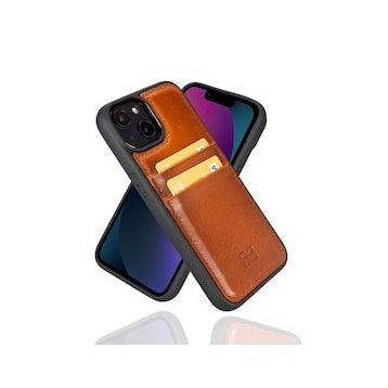 Bouletta FXCP RST2EF Apple iPhone 14 Uyumlu Deri Taba Cep Telefonu Arka Kapak