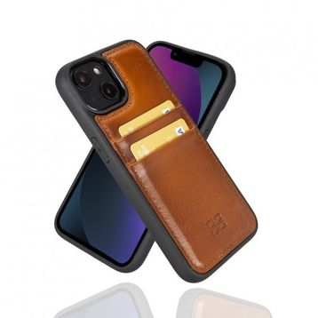 Bouletta FXCP RST2EF Apple iPhone 14 Uyumlu Deri Taba Cep Telefonu Arka Kapak