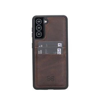 Bouletta FXCP TN03 Samsung Galaxy S21 Uyumlu Deri Arka Kapak