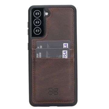 Bouletta FXCP TN03 Samsung Galaxy S21 Uyumlu Deri Arka Kapak