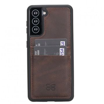 Bouletta FXCP TN03 Samsung Galaxy S21 Uyumlu Deri Arka Kapak
