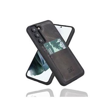 Bouletta FXCP TN18 Samsung Galaxy S22 Plus Deri Gri Cep Telefonu Arka Kapak