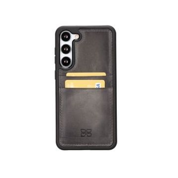 Bouletta FXCP TN18 Samsung Galaxy S23 Plus Deri Gri Cep Telefonu Arka Kapak