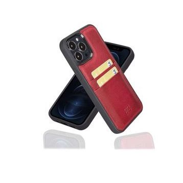 Bouletta FXCP V4EF Apple iPhone 13 Pro Max Deri Taba Cep Telefonu Arka Kapak