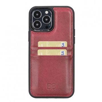 Bouletta FXCP V4EF Apple iPhone 13 Pro Max Deri Taba Cep Telefonu Arka Kapak