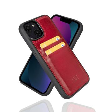 Bouletta FXCP V4EF Apple iPhone 14 Uyumlu Deri Taba Cep Telefonu Arka Kapak